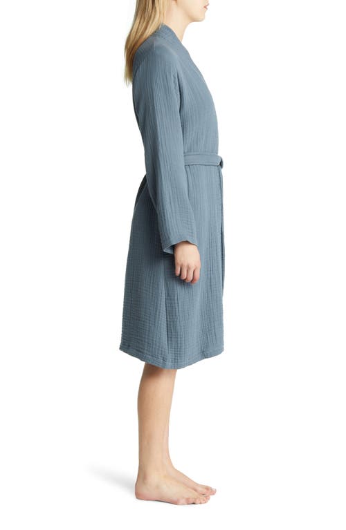 Parachute Gender Inclusive Cloud Cotton Robe In Blue