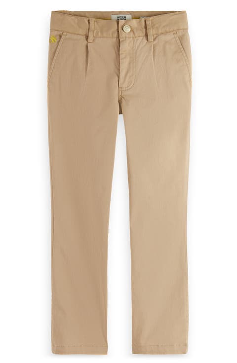 Kids' Stuart Straight Leg Twill Chinos (Big Kid)
