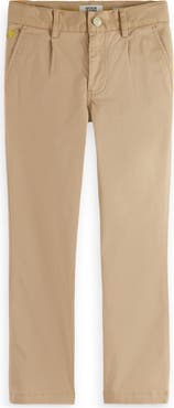 Scotch & Soda Kids' Stuart Straight Leg Twill Chinos