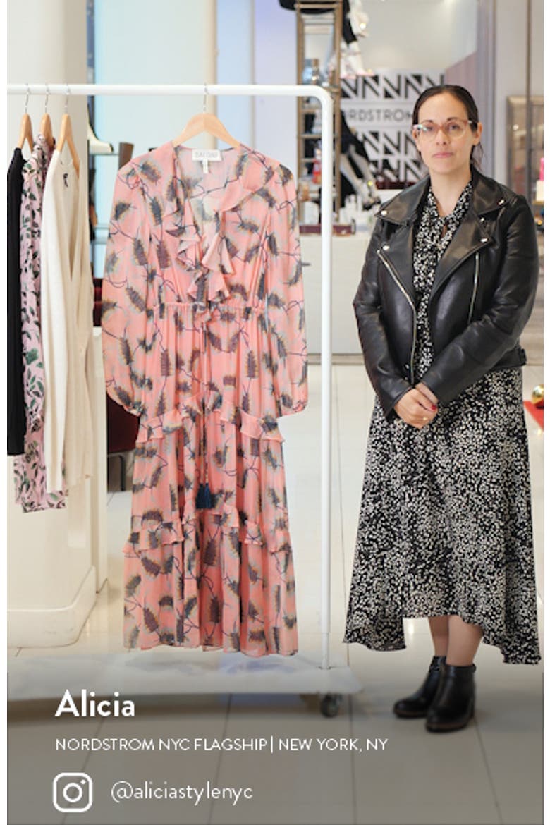 Yara Floral Long Sleeve Midi Dress video