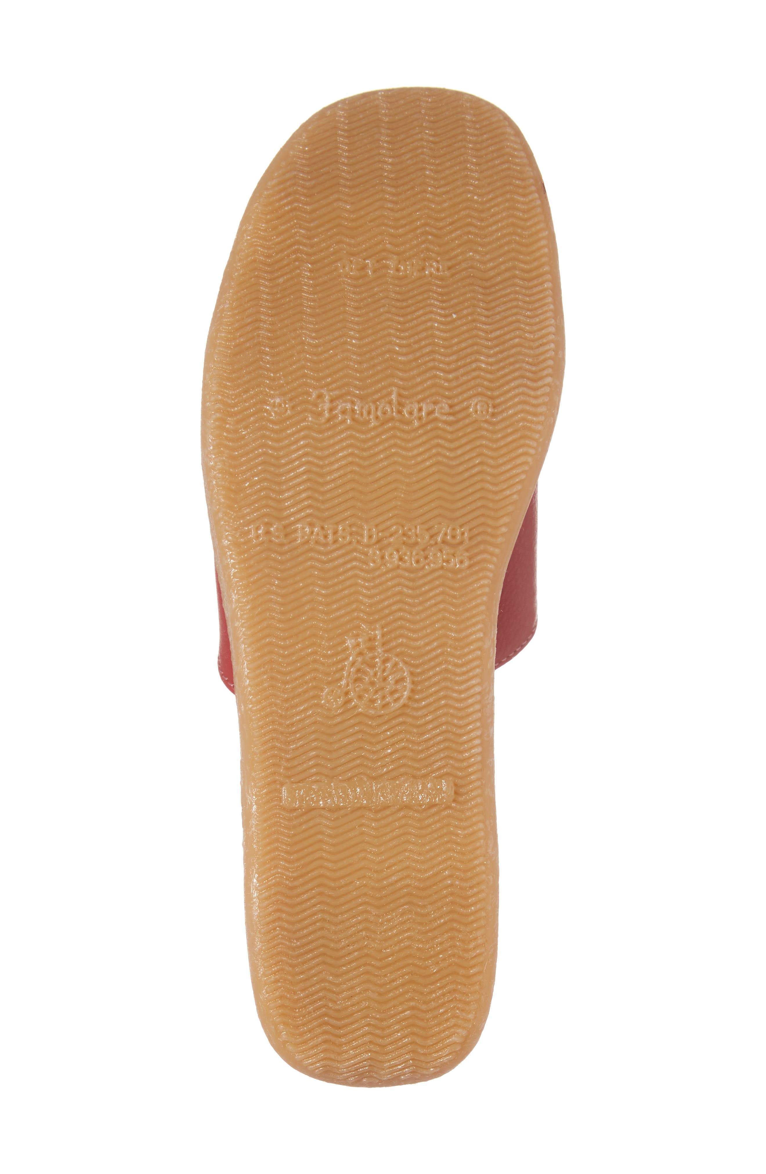 Slide N Sleek Wedge Slide Sandal, Alternate, color, RED LEATHER