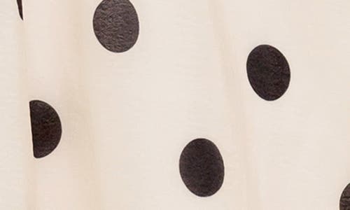 Flying Tomato Polka Dot Long Sleeve Fit & Flare Dress In Multi