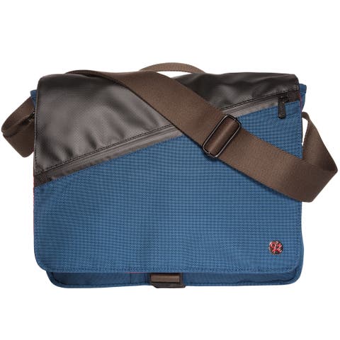 Grand Army Medium Messenger Bag with Back Zipper