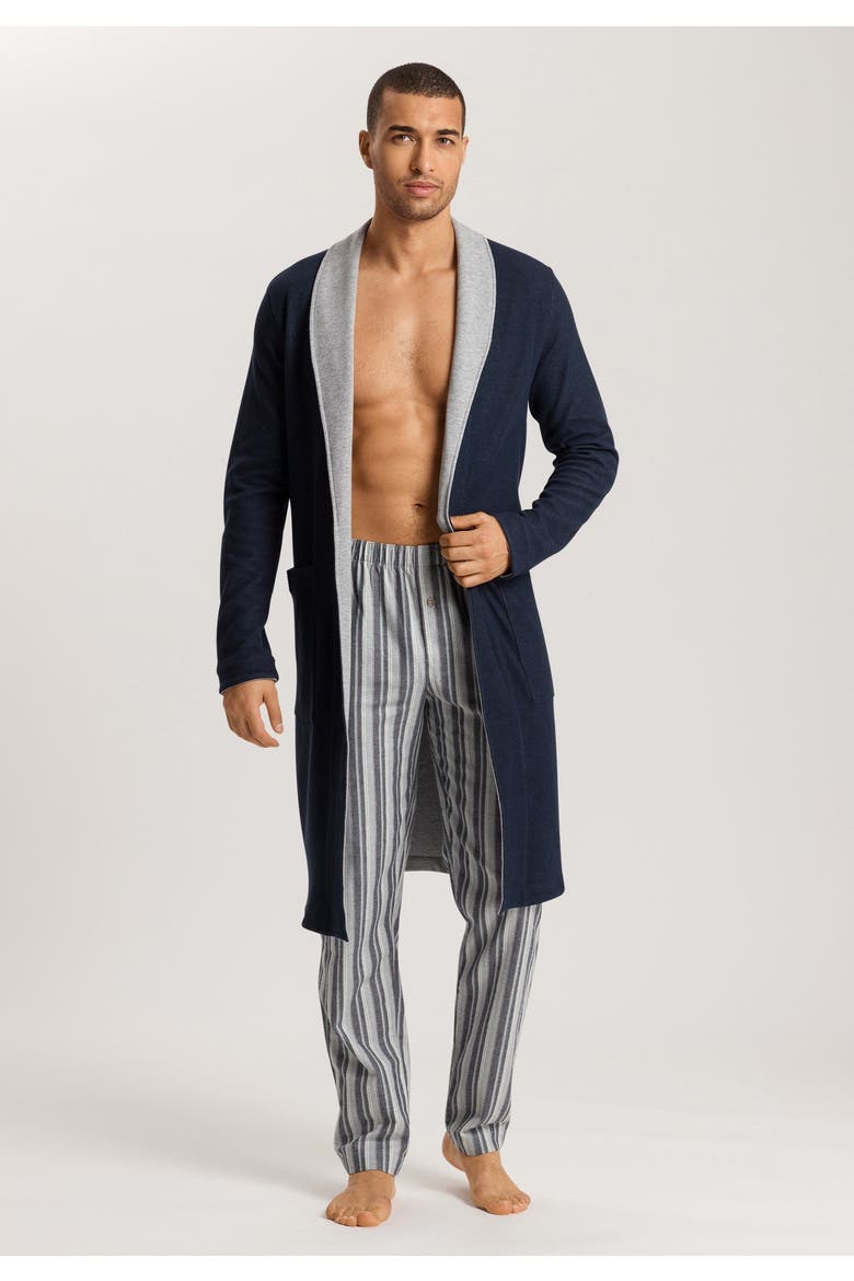 Cozy Living Recycled Cotton Robe, Alternate, color, Notte