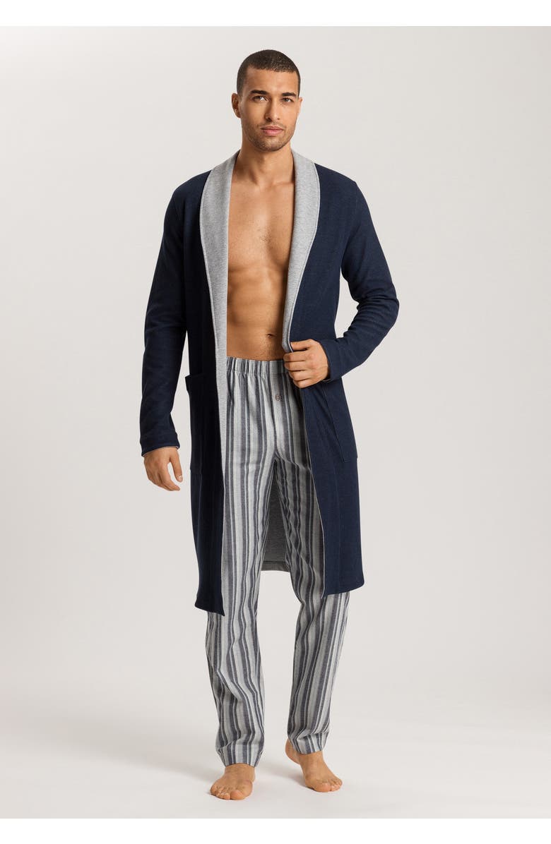 Hanro Cozy Living Recycled Cotton Robe, Alternate, color,