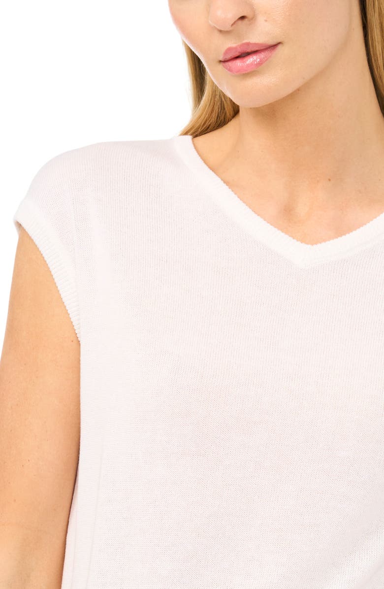 Halogen<sup>®</sup> V-Neck Cap Sleeve Sweater Vest, Alternate, color, 