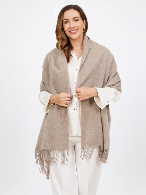 Pure Wool Scarf Shawl