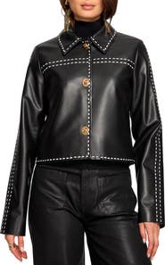 Ramy Brook Mira Leather Jacket