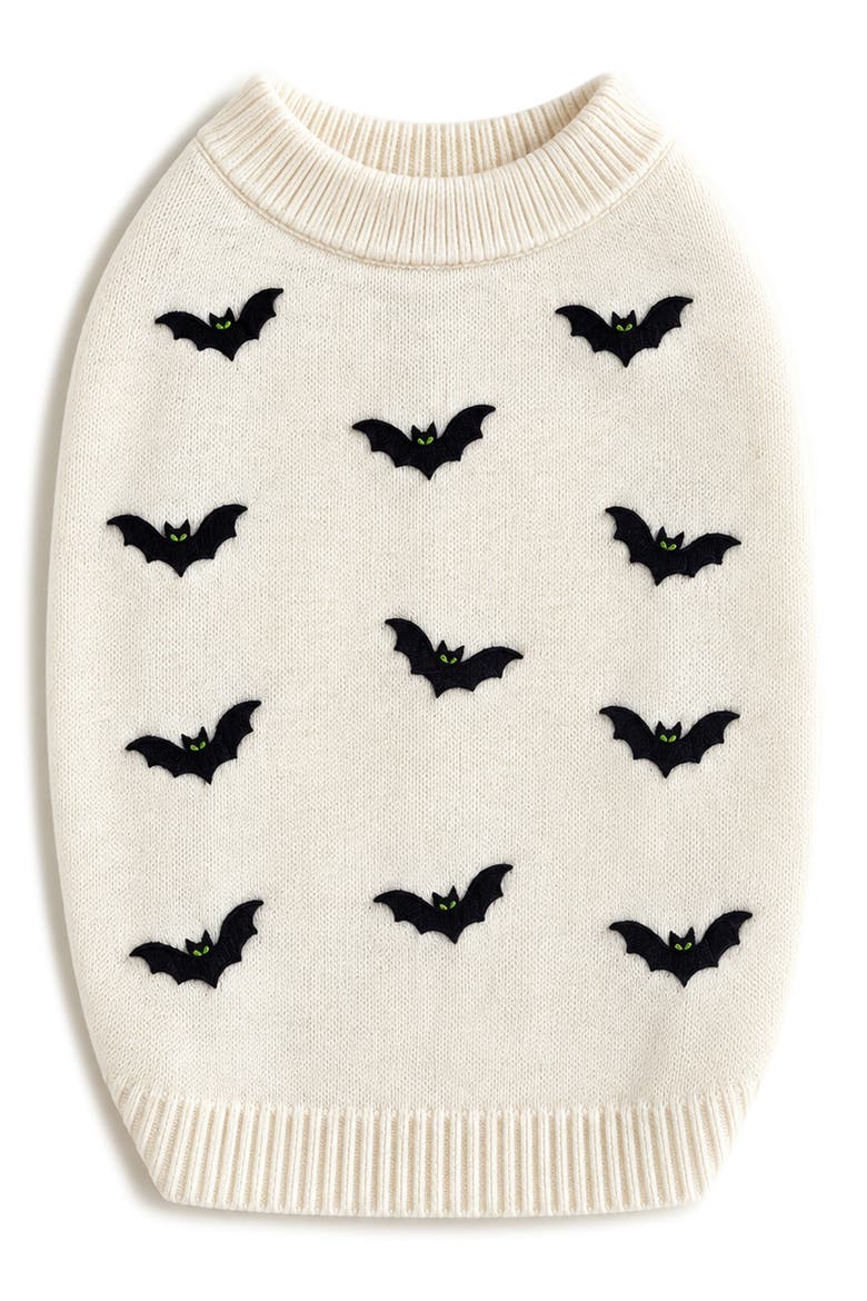 Bat Dog Sweater, Main, color, CREAM