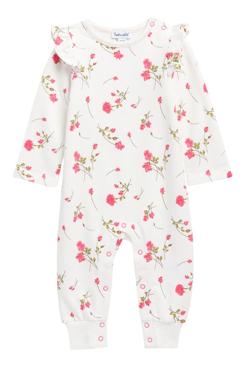 Camellia Rose Floral Jumpsuit, Main, color, CAMLLIA ROSE TOSS