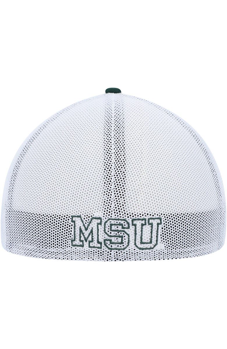 '47 Men's '47 Green/White Michigan State Spartans Basic Two-Tone Trophy Flex Hat, Alternate, color, 