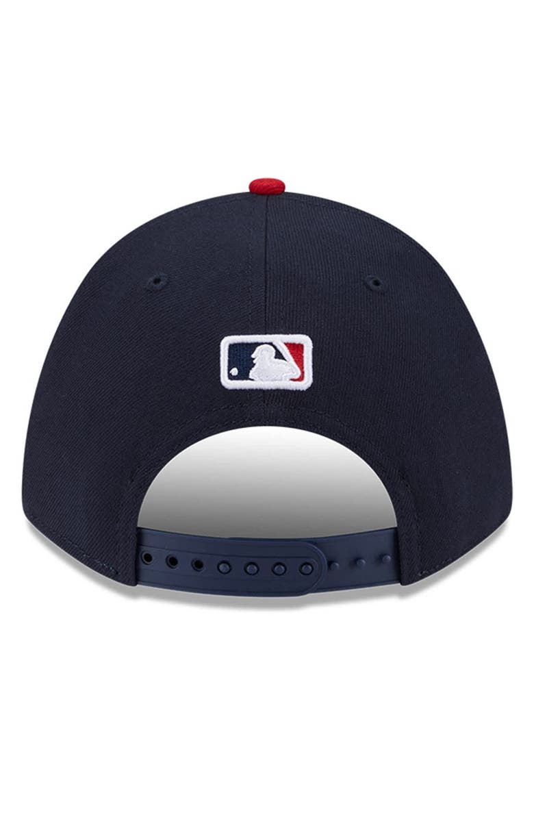 New Era Men's New Era  Navy Cleveland Guardians Player Replica 9FORTY Adjustable Hat, Alternate, color, Navy