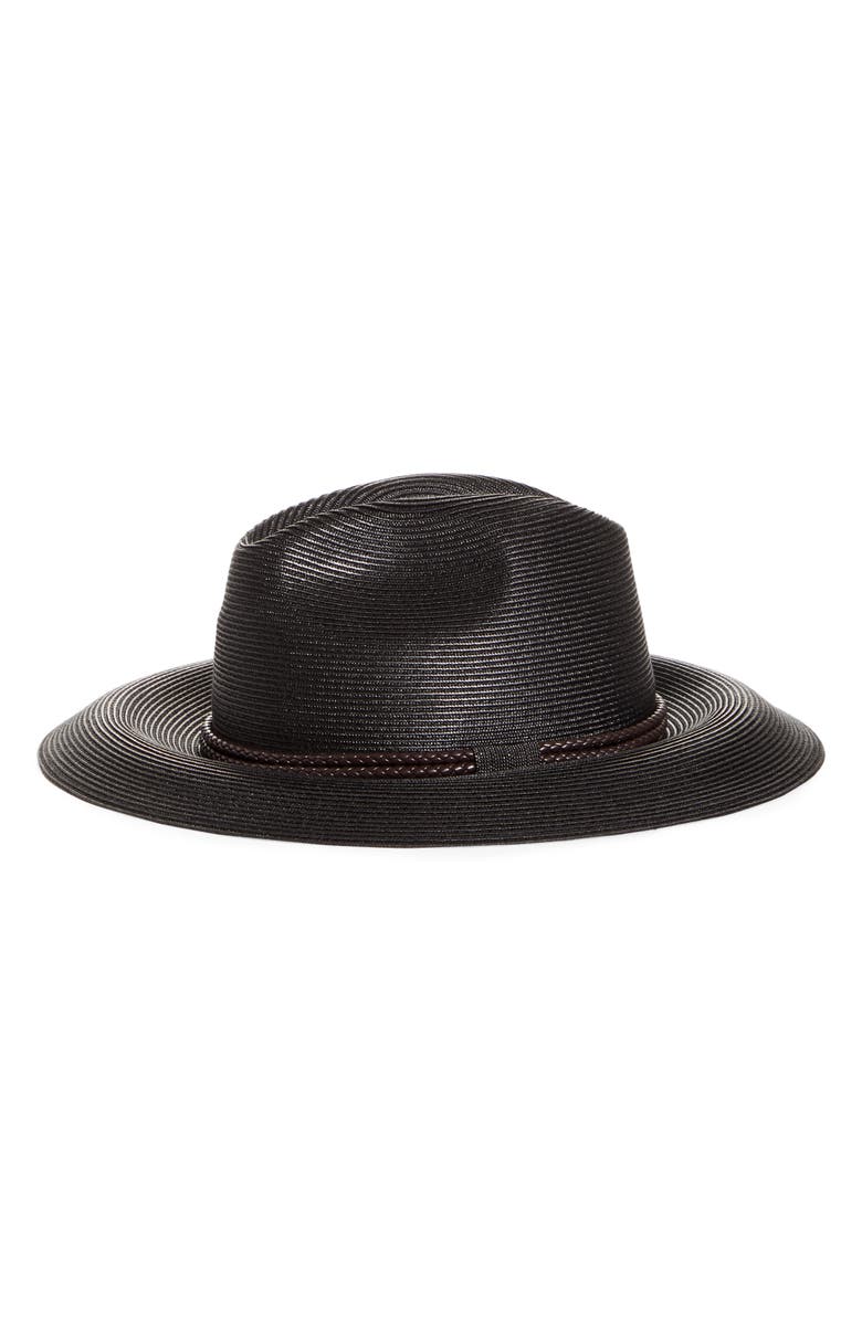 Brunello Cucinelli Straw Fedora, Main, color,
