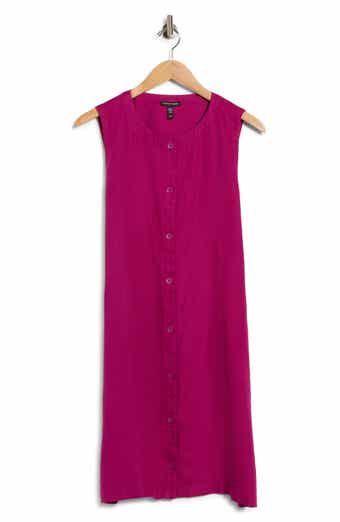 Organic Linen Tie Back Longline Vest