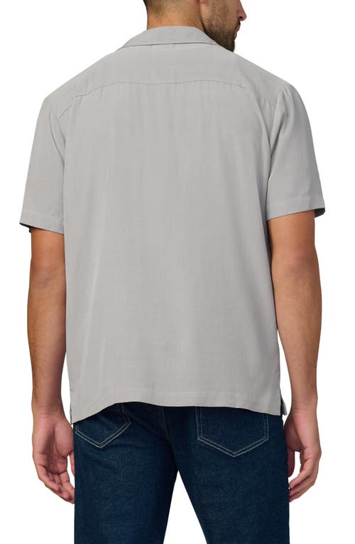 Joe's Viscose Camp Shirt In Stone