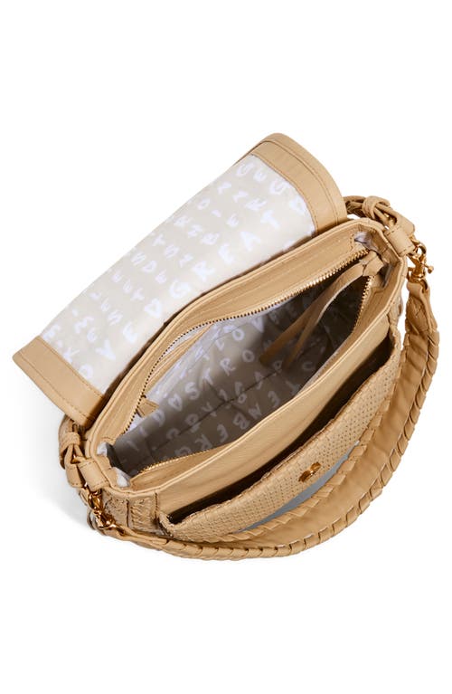 Aimee Kestenberg All For Love Woven Convertible Shoulder Bag In Camel