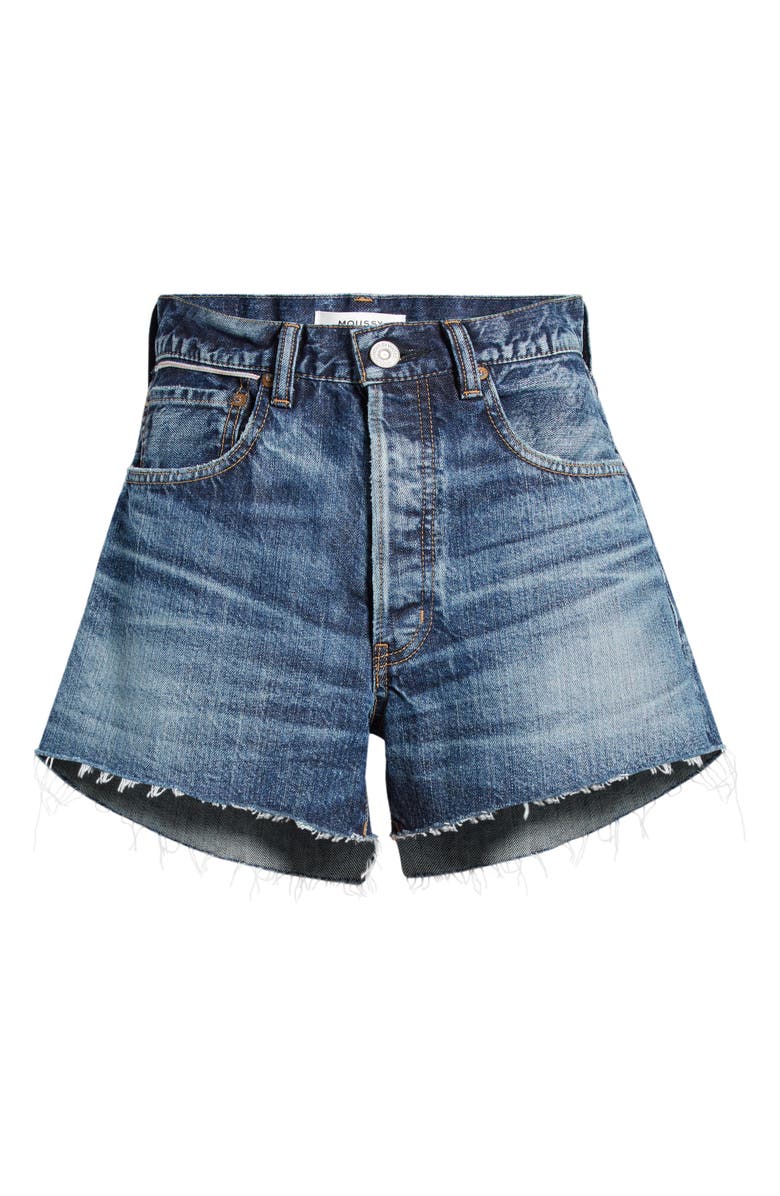 MOUSSY VINTAGE Ford High Waist Denim Cutoff Shorts, Alternate, color, 