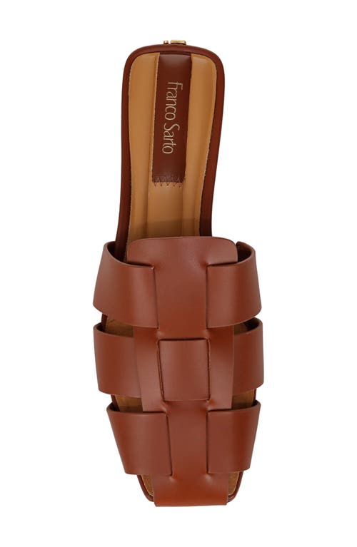 Franco Sarto Women's Tavana Fisherman Square Toe Flat Mules In Brown