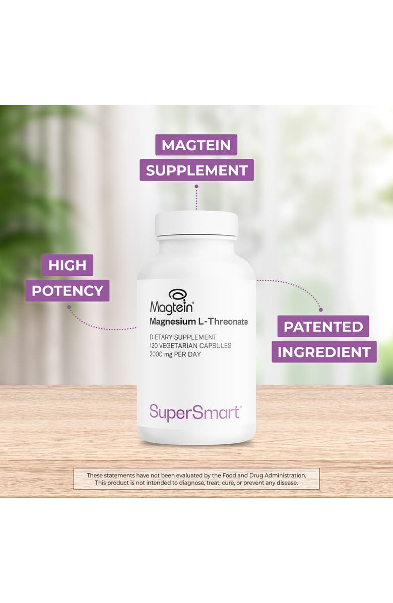 SuperSmart Magnesium L-Threonate 2000mg, Alternate, color, NO COLOR