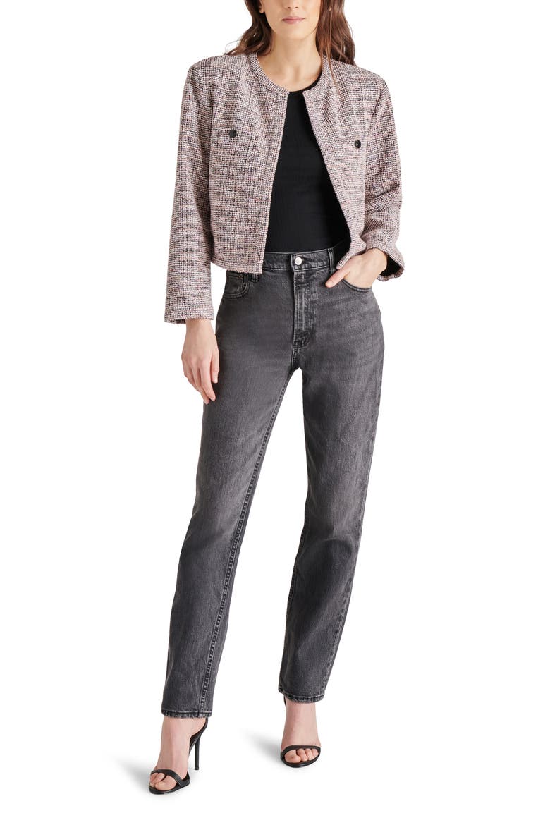 Manon Tweed Crop Jacket, Alternate, color, MULTI PURPLE