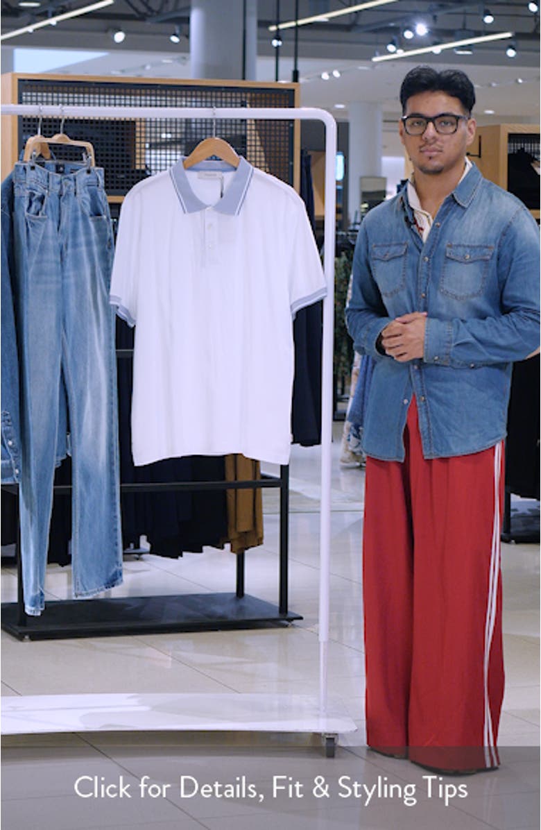 Tipped Pima Cotton Piqué Polo, sales video thumbnail