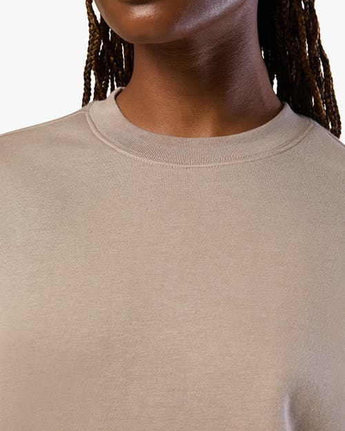 Weworewhat Oversized Crewneck Sweatshirt In Cashmere