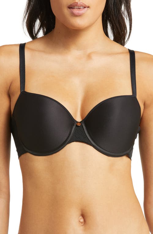 Chantelle Lingerie Lucie Lace Sexy Comfort T-Shirt Bra in Black at Nordstrom, Size 32F