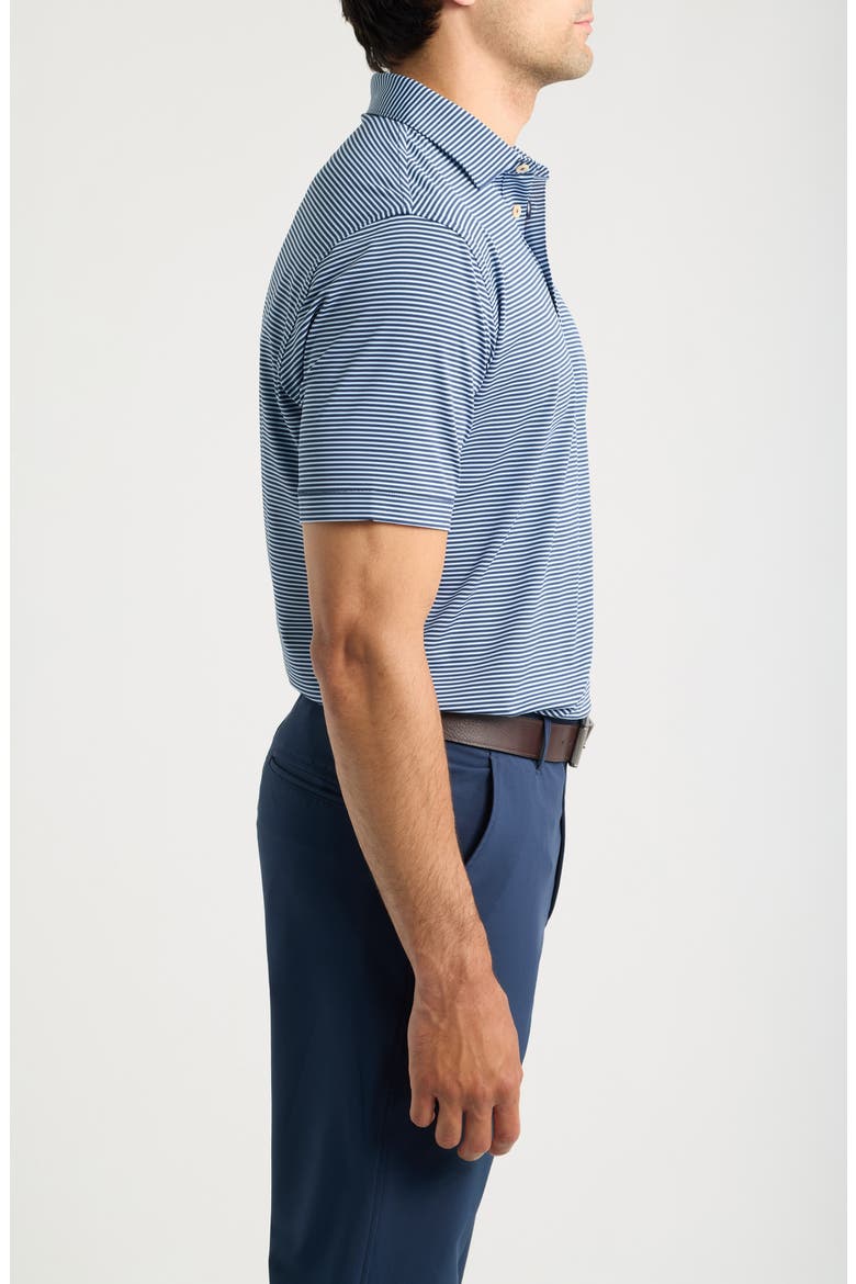 Wynn Stripe Summer Comfort Performance Jersey Polo, Alternate, color, NAVY