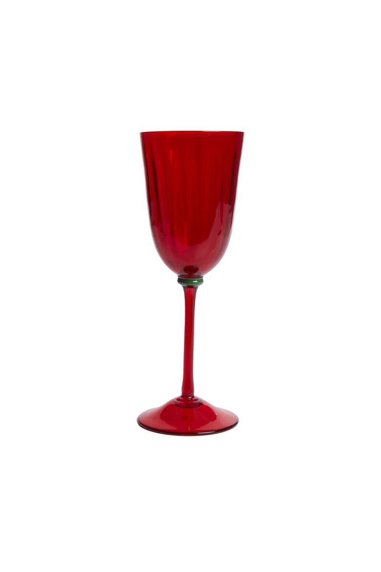 Wine Rainbow Glasses Set Of 2, Alternate, color, Red