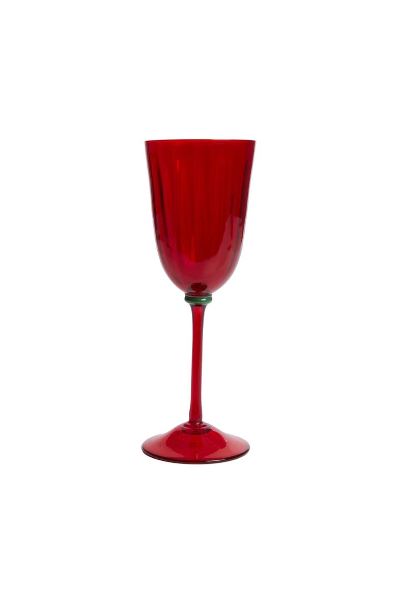La DoubleJ Wine Rainbow Glasses Set Of 2, Alternate, color, Red