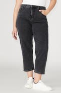 ELOQUII The Naomi High Waist Comfort Stretch Crop Straight Leg Jeans