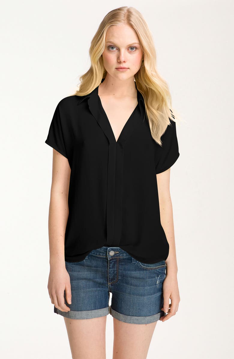 Bellatrix Pleat Placket Slouchy Shirt Tunic, Main, color, 