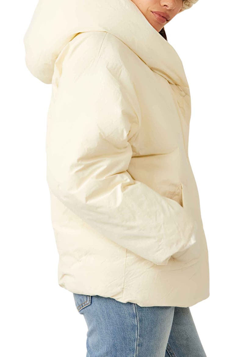 Cloud Puffer Jacket, Alternate, color, CLOUD DANCER
