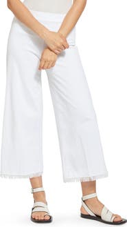 Lysse ́ Shiloh Palazzo Wide Leg Fringe Crop Denim Leggings