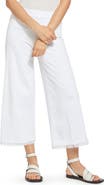 Lysse Lyssé Shiloh Palazzo Wide Leg Fringe Crop Denim Leggings