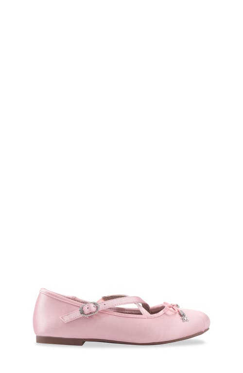 Sam Edelman Little And Big Girls Felicia Crosstrap Ballet Flat In Pink