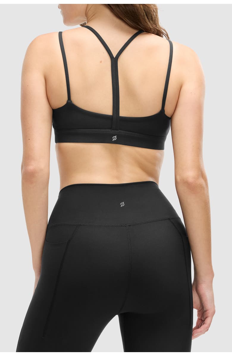 Peloton Cadent Strappy Y Back Bra, Alternate, color, Jet Black