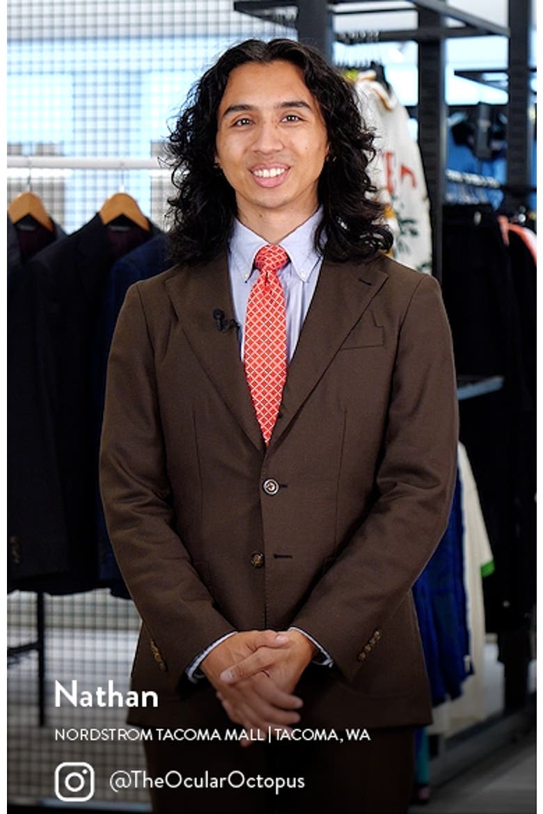 Rowan Geo Pattern Silk Tie video