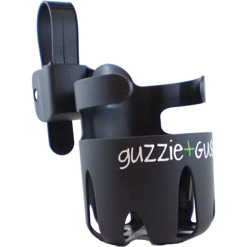 Guzzie and Guss Universal Cup Holder - Convenient, Easy-to-Attach & Adjustable to Fit Most Strollers in Black  product
