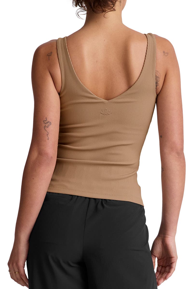 Beyond Yoga Impulse Rib Classic Tank, Alternate, color, Desert Sand