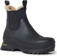 Loeffler Randall Tara Geniune Shearling Lined Water Resistant Chelsea Boot