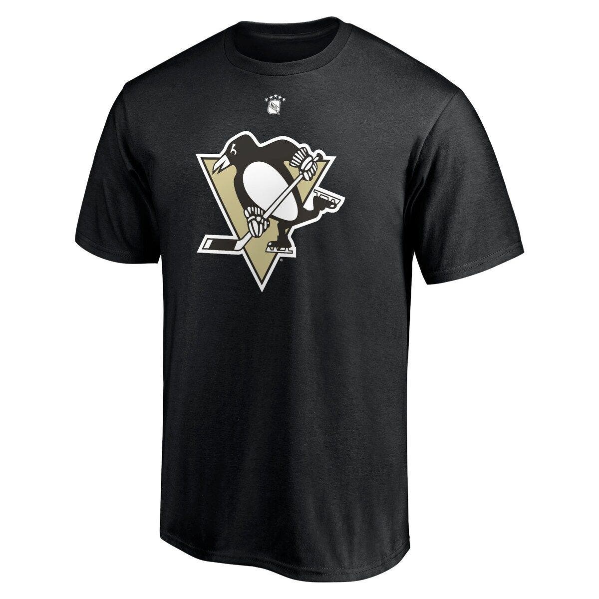Men's Fanatics Branded Ryan Whitney Black Pittsburgh Penguins Authentic Stack Retired Player Nickname & Number T-Shirt - image 2
