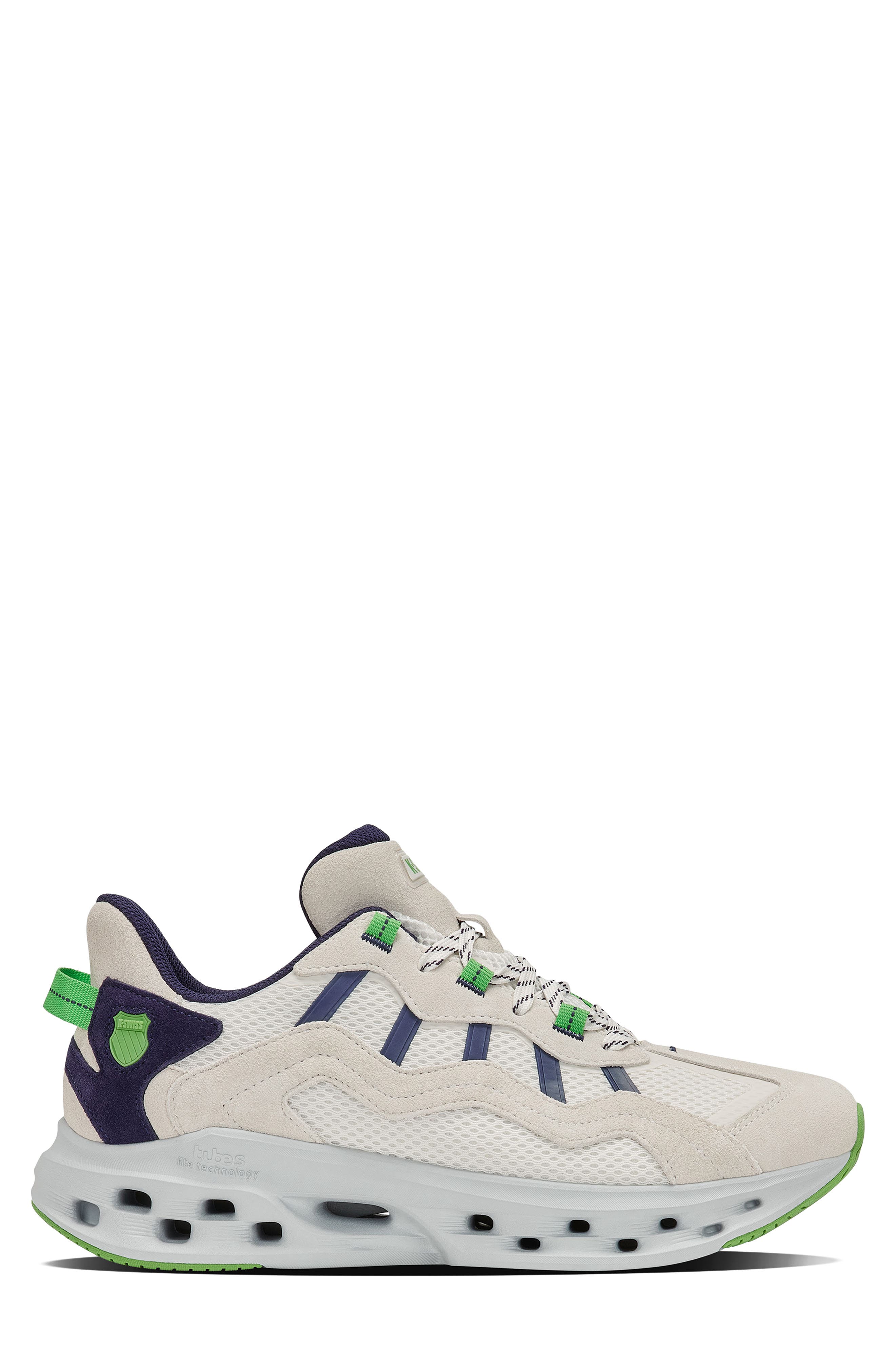 K-Swiss Tubes Lite Mixed Media Sneaker, Alternate, color, Blan/Navaca/Vbtgren