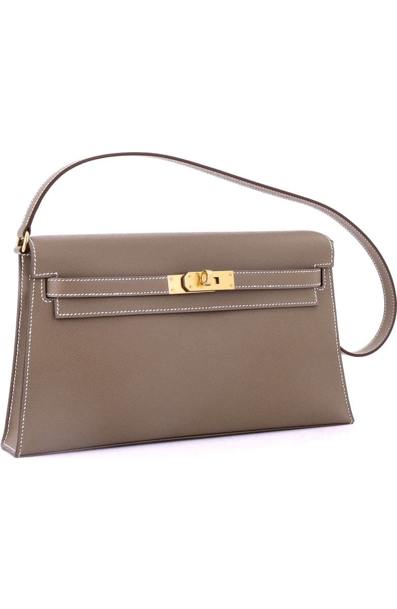 Pre-Owned Hermes Kelly Elan Shoulder Bag Madame, Alternate, color, Etoupe