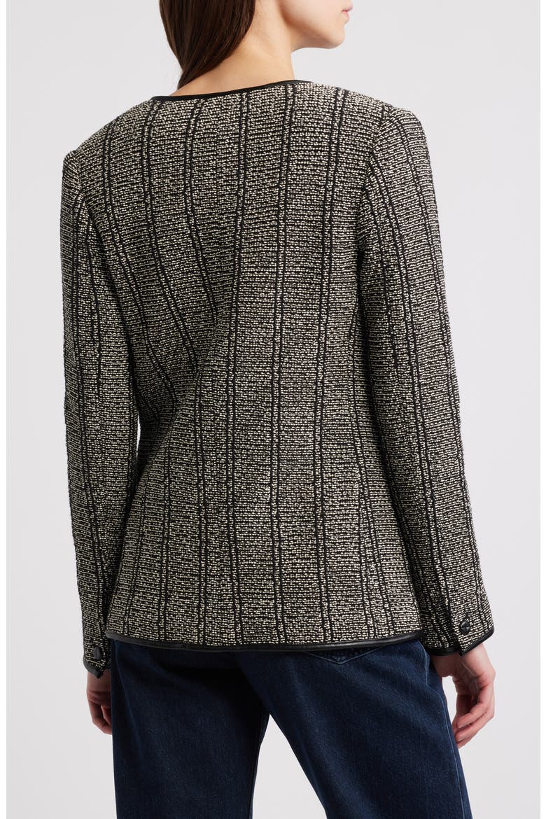 Barlet Cotton Tweed Jacket, Alternate, color, BLACKMULT