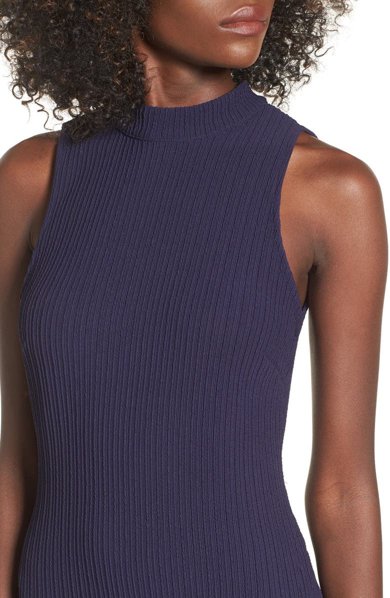 ASTR the Label ASTR Mock Neck Body-Con Dress, Alternate, color, 