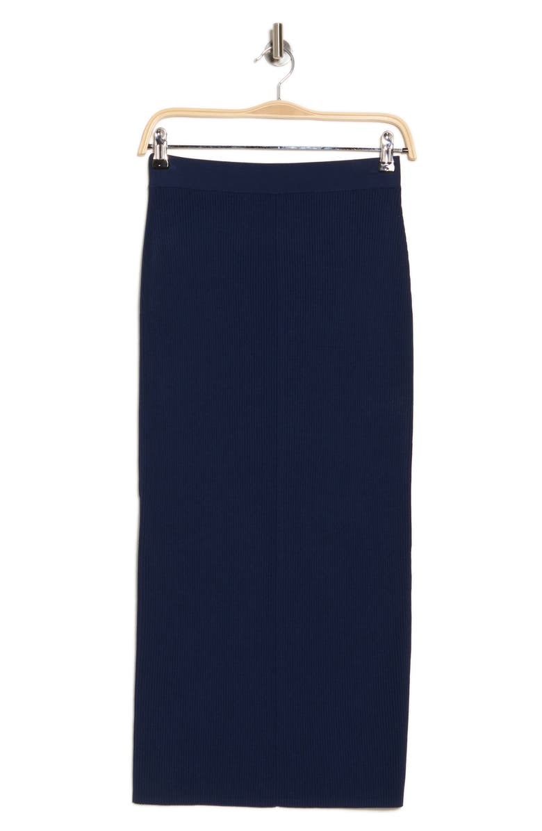 Theory Slim Ribbed Sweater Skirt, Alternate, color,