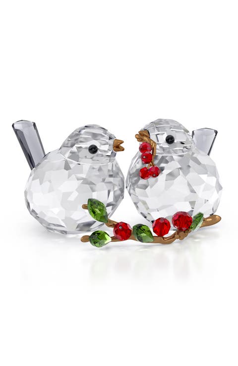 Idyllia Bird Couple and Berries Figurines