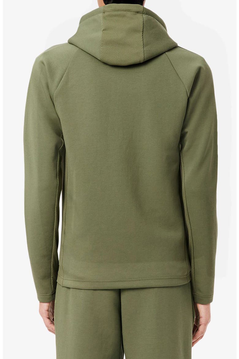 Tennis Ventilated Zip Hoodie, Alternate, color, KHAKI/ KHAKI