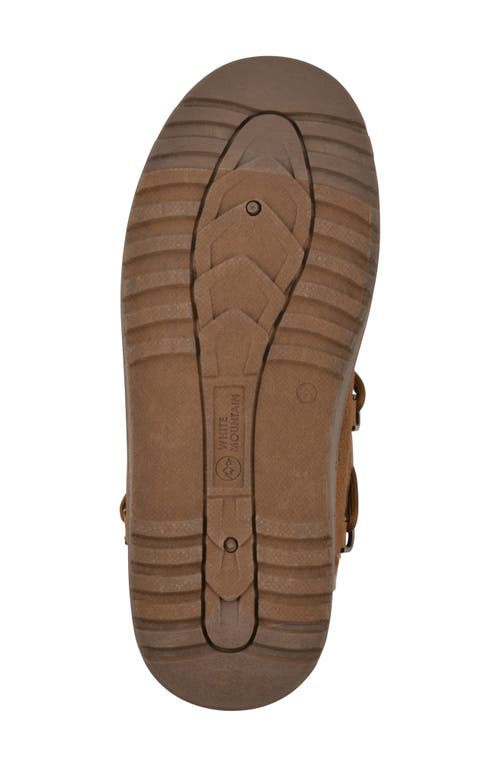 White Mountain Footwear Isador Faux Shearling Bootie In Brown